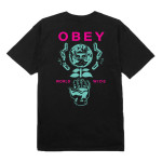 OBEY HELPING HAND TEE BLACK Μαύρο